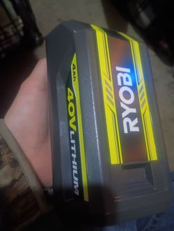 Ryobi 40vLithium 4ah