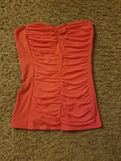 Coral Mesh Free People Top