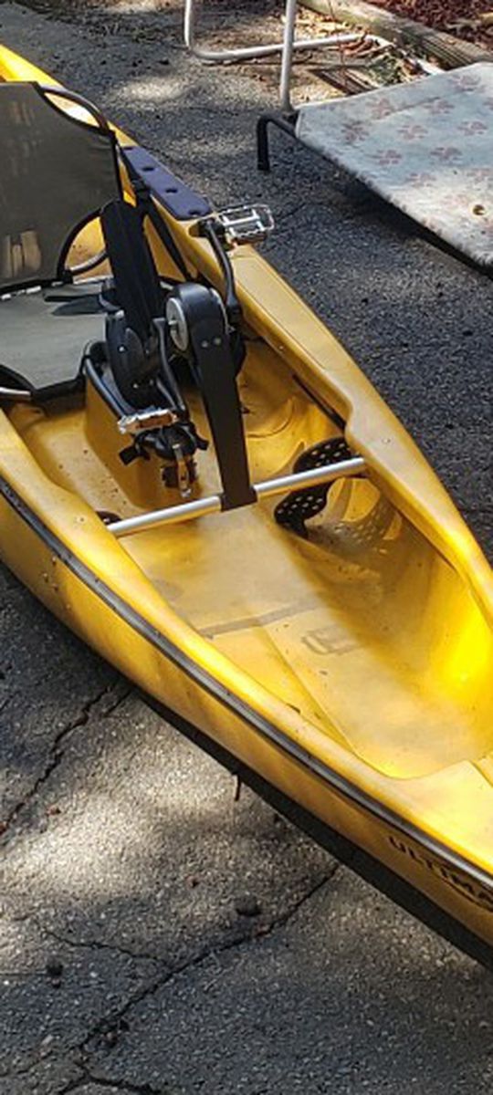 Native Kayak with pedal drive