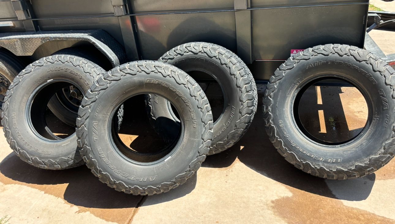 Tires- BF Goodrich all-terrain 315/60R17