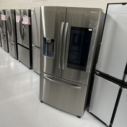 New Fridge Smart Hub French Door Water Ice In Door Wifi Touch Screen Tablet More 