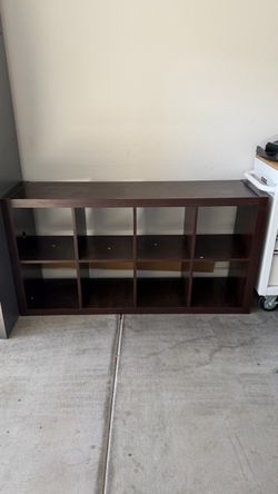 Dark Brown Cube Storage Unit