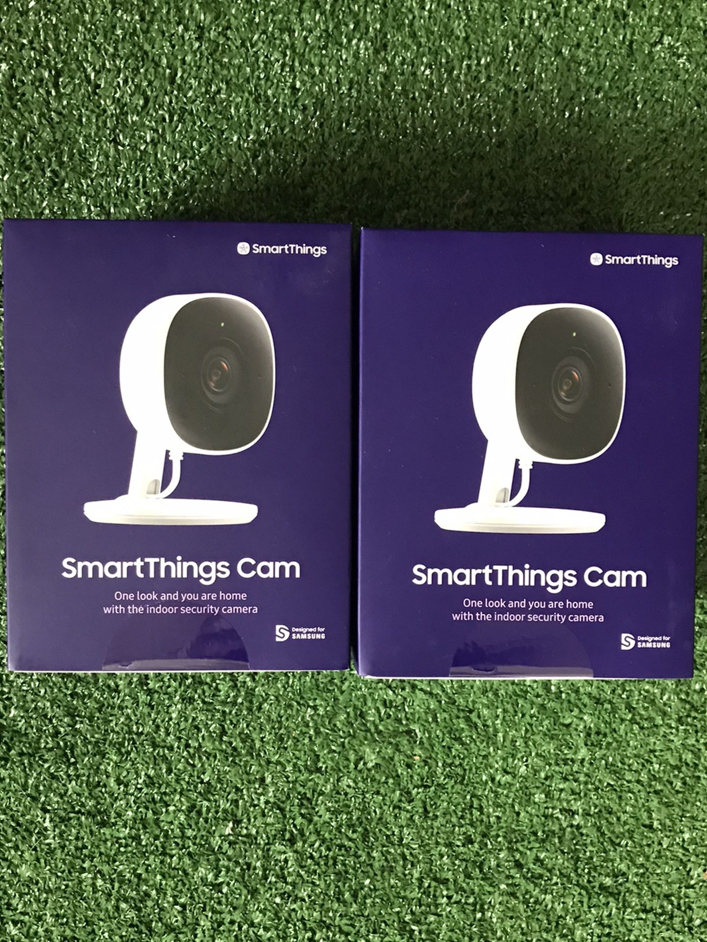 Lot Of 2 Monitoring Cam 24hr Samsung SmartThings Indoor Camera