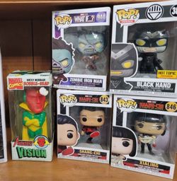 Funko Pop! Comic Covers Marvel IRON MAN SHANG Black hand Xiahling Bobble Head The Avengers Wacky Wobbler