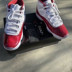 Jordan 11s cherry 10 5 Mens Goat Verified for Sale in City Of