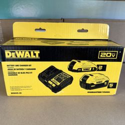 Dewalt Batteries And Charger Kit 2AH And 5AH
