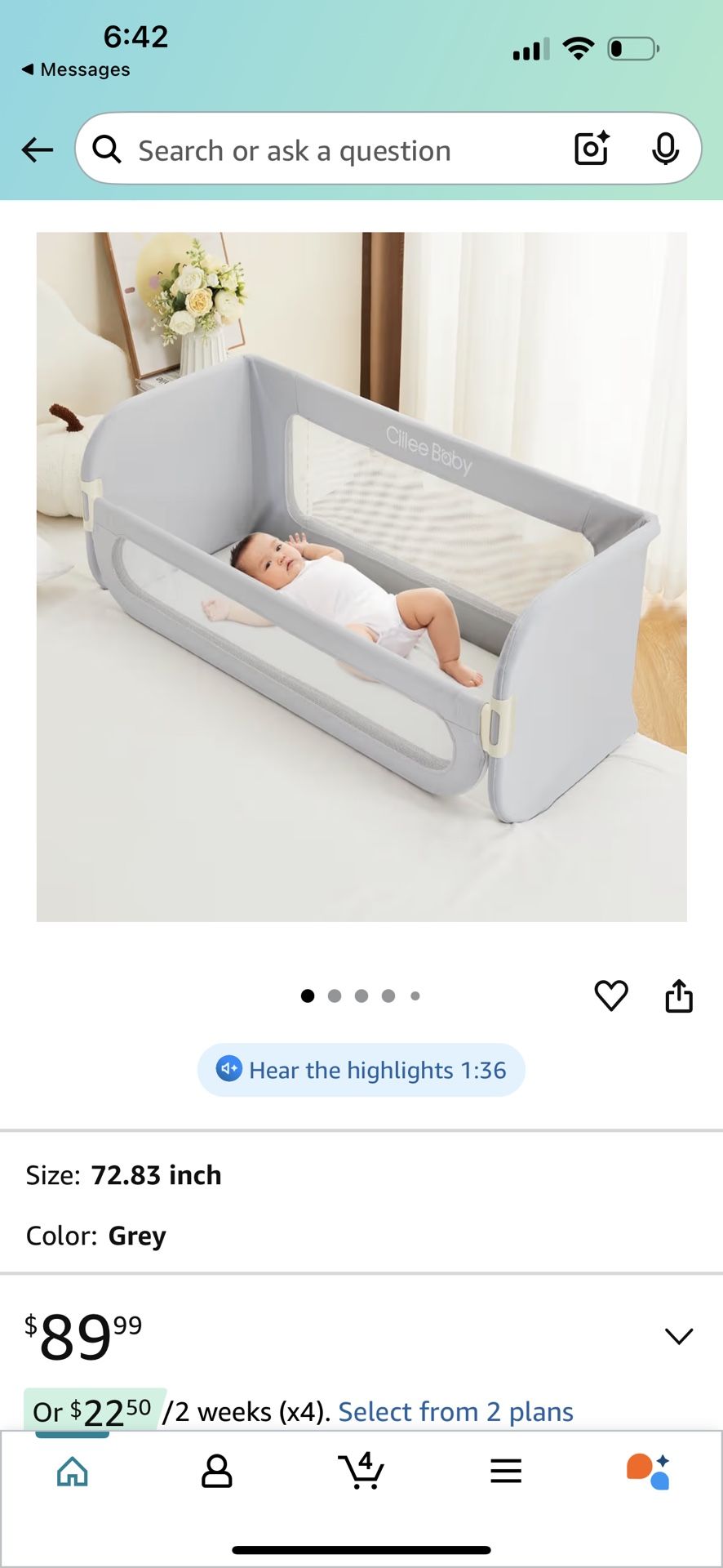 Co Sleeper Baby Bed