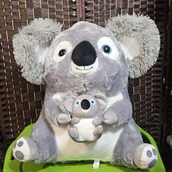 Giant Koala Mommy + Baby Stuffed Animal 21 Inches - EXCELLENT