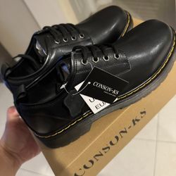 Casual Men's Shoes, Outdoor Shoes, Hand-Rubbed Color Technology, Cow Leather Men's Shoes, Transparent Material Sole, lace-up Men's Shoes, Memory Foam 