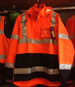 Class 3 Breathable, Waterproof, High Visibility Jacket