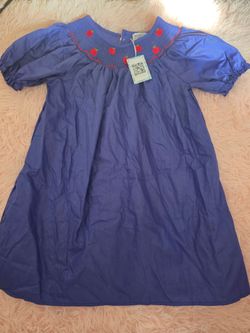 Girls dress size 7 apple school