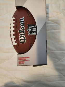 **New Wilson NFL Silver Series Junior Football – Size Junior**