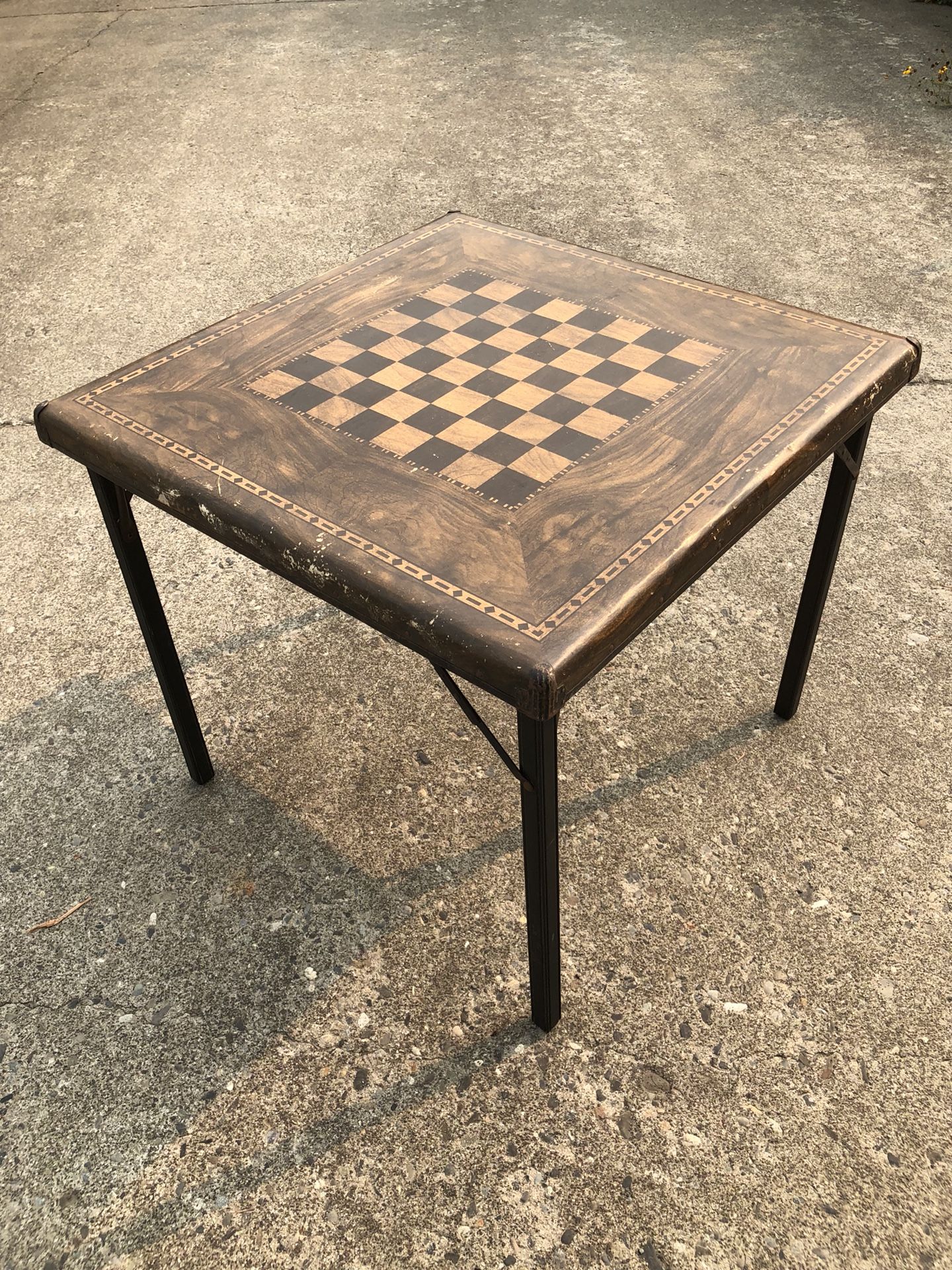 Antique card table