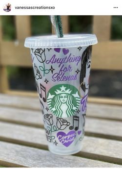 Selena Starbucks Cup
