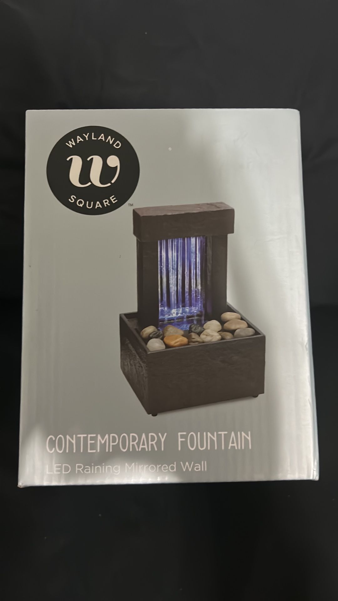 wayland square contemporary fountain led