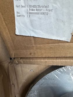 4 duralast brake rotors (2front) (2 for back) FITS GENESIS G70 and KIA STINGER MODELS