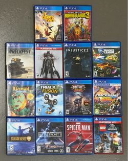 PlayStation 4 Games Complete in Box Great Condition PS4