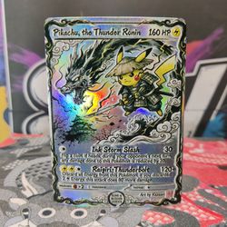 Pokemon Pikachu The Thunder Ronin Custom Made