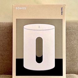 Sonos Sub Mini White.  Brand New.  Manufactured Sealed.  