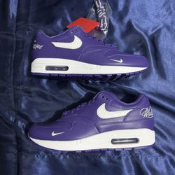 Supreme x Air Max 1 ‘87 SP ‘Varsity Purple’ US Mens 9.5