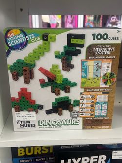 Young Scientists Club STEM Cubes Dinosaurs Set