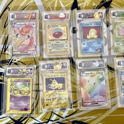 Vintage Graded Pokemon Cards 