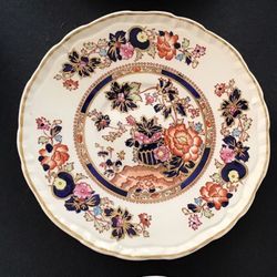 28 Piece Antique MASON’S Ironstone MANDARIN Pattern IMARI Floral China Set