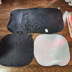 Kraco 6x Magic Shade Sunshades full blackout in the day.
 Sold Together