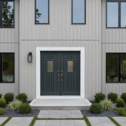 Exterior Entry Double Doors 