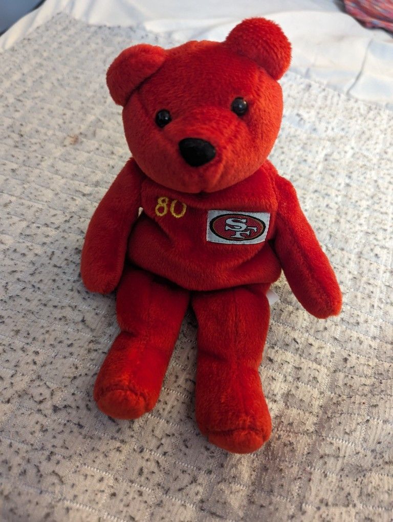 San Francisco Jerry Rice Beanie Bear