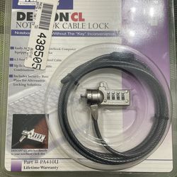 Targus DEFCON CL Laptop Cable Lock – New Sealed!