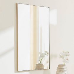 Quorum Mirror Gold Rectangle Wall Mirror 24x36