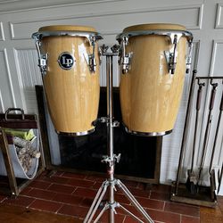 LP Jr Congas With Stand