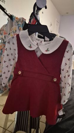 Baby Girl Holiday 2-Piece Dress Set