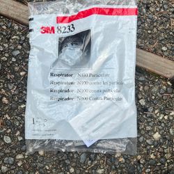 3M 8233 Mask Respirator 