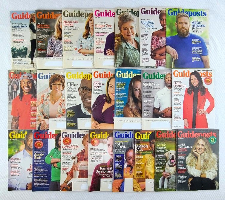 Guideposts Magazine 2018 to 2021 *PICK* Hope, Inspiration, Faith