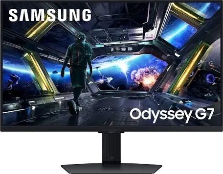 Samsung Odyssey G7 27” LED Curved QHD Gaming Monitor