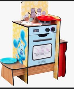 Blues CLUES KITCHEN with A Dish Set