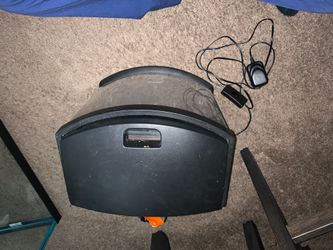 Small fish tank with LED light