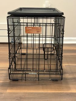 Small Dog Crate with Tray