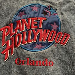 Vintage Retro Planet Hollywood 1991 Jeans Denim Jacket Men’s Size Large 