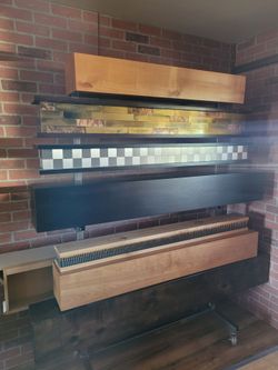 Fireplace beam mantels