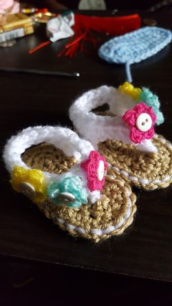 Crochet sandals NB