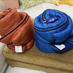 2 SLEEPING BAGS For Adults- LIKE NEW