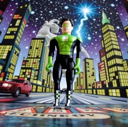 DC Direct Pocket Superheroes Kyle Rayner As Green Lantern 3.5-inch Action Figure.
This action figure is the DC Direct Pocket Superheroes Kyle Rayner G