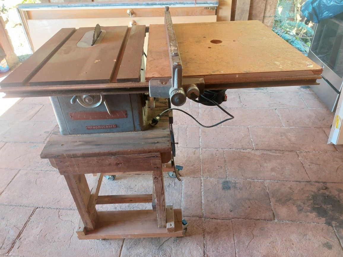 Cast Iron Table Saw and Router Table