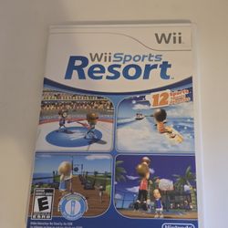 Wii Sports Resort (Nintendo Wii, 2009) w/ Manual CIB - Works!
