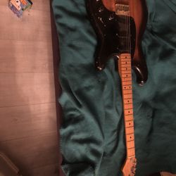 1983 Ibanez Electric Guitar Strat Style Tobacco Burst Single Coils