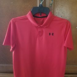 Boys Red Under Armour YXL