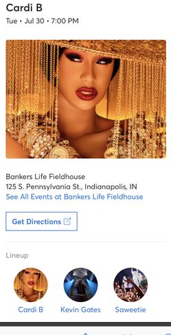 Cardi b concert tickets